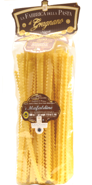 La Fabbrica della Pasta Pasta di Gragnano IGP è Mafaldine 500g 1 La Fabbrica della Pasta Pasta di Gragnano IGP è Mafaldine 500g