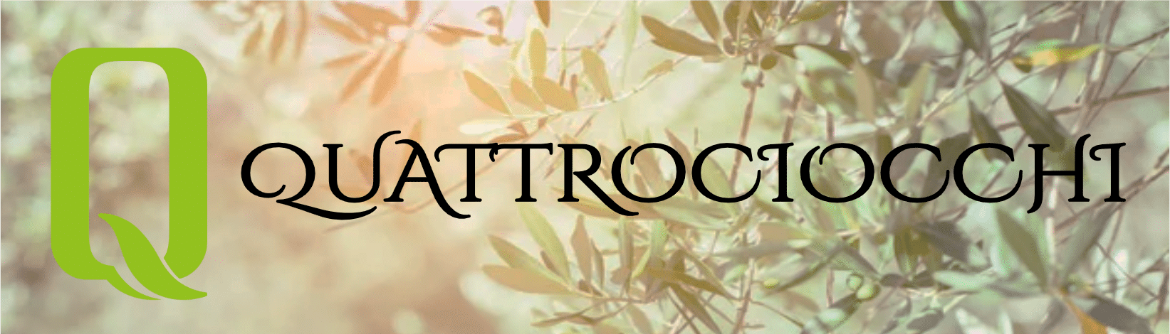 Quattrociocchi - Oli d'oliva premium direttamente dall'Italia! 1 Quattrociocchio e il suo logo.