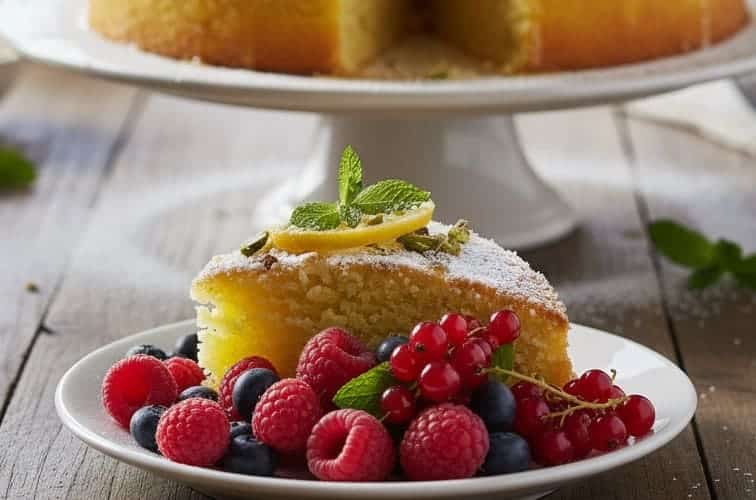 Caprese Torta al Limone – das italienische Zitronen-Schokoladentraum-Rezept 4 Caprese Torta al Limone mit Beeren