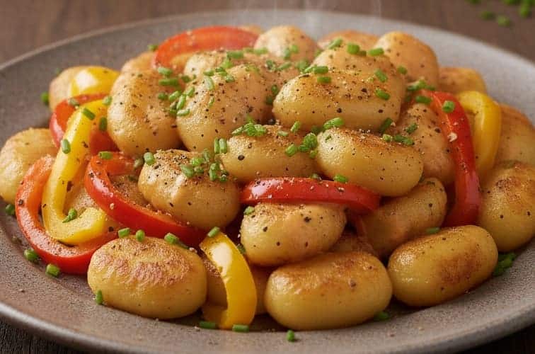 Gnocchi Paprika Pfanne einfaches Gericht mit viel Geschmack
