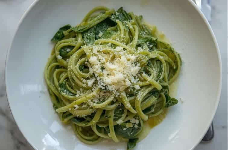Pasta agli Spinaci Gericht aus Mittelitalien
