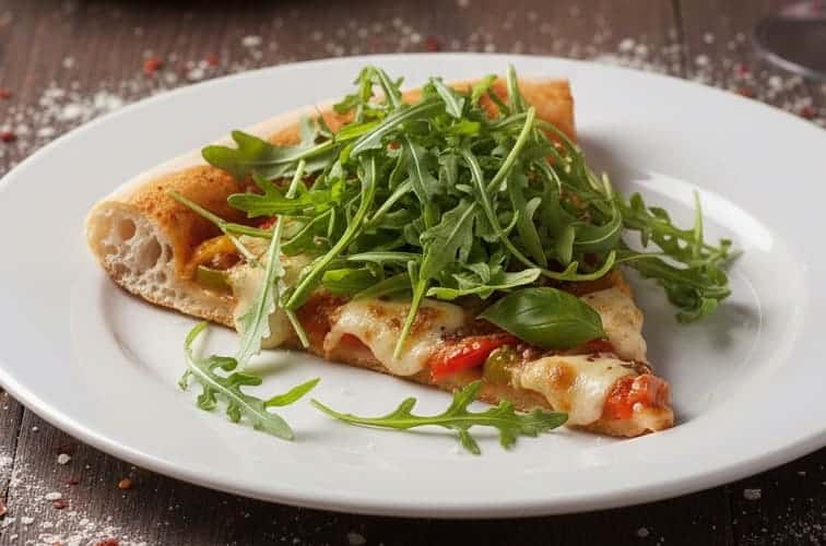 Peperonata Pizza: Das authentische italienische Rezept mit Paprika 4 Peperonata Pizza mit Rucola