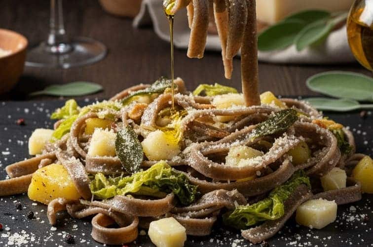 Pizzoccheri della Valtellina – Ein kulinarisches Juwel aus Norditalien 3 Pizzoccheri della Valtellina besonders angerichtet