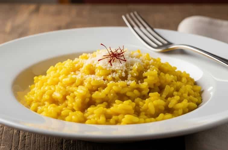 Risotto Milanese Rezept mit Safran