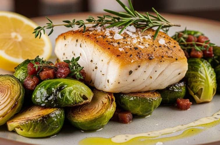 Rosenkohl mit Fisch eine mediterrane Kombination