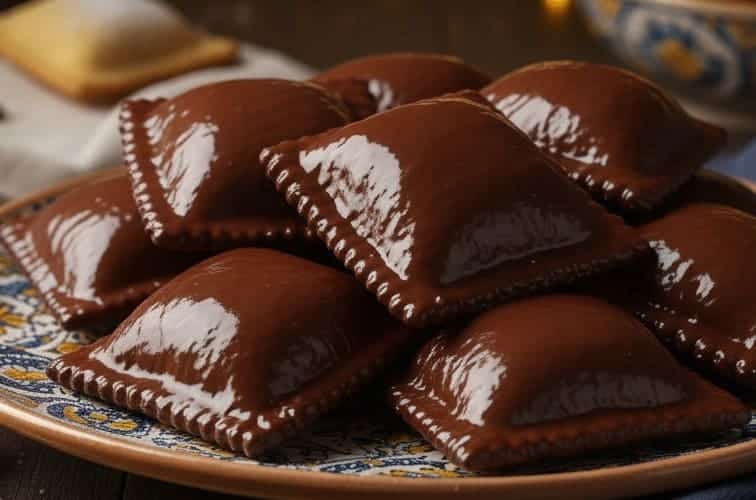 Sizilianische Süßspeisen – Traditionelle Desserts aus der mediterranen Küche 4 Sizilianische Suessspeisen mit Schokolade glasiert