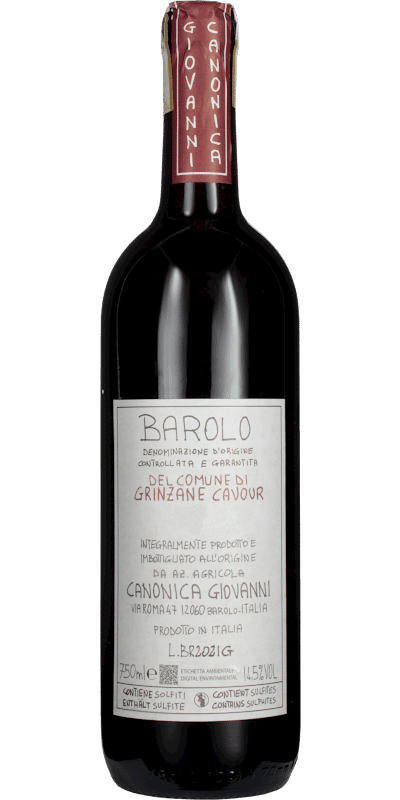 Barolo DOCG Grinzane Cavour Canonica