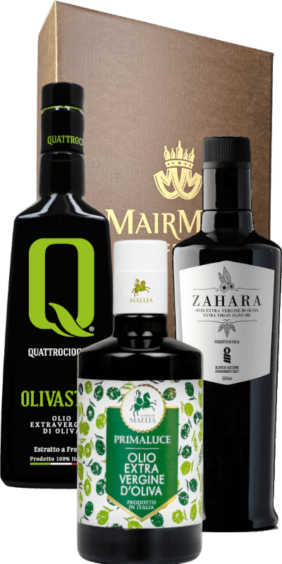 BEST OF THE BEST – 3 höchstprämierte Olivenöle Italiens im Geschenkset