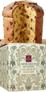 Panettone Classico con Gocce di Cioccolato e Arancia 1kg