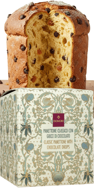 Panettone Classico con Gocce di Cioccolato e Arancia 1kg