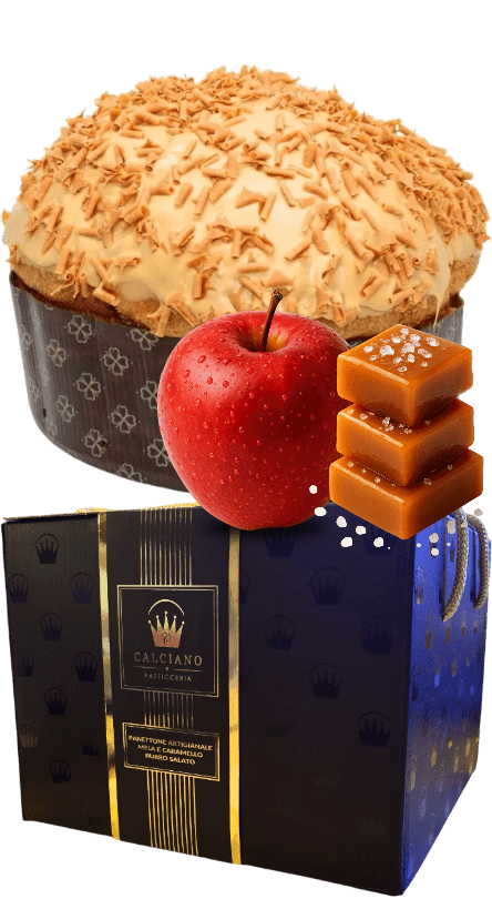 Panettone Mela e Caramello Salato 1,2kg