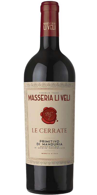Primitivo di Manduria Le Cerrate Masseria Li Veli
