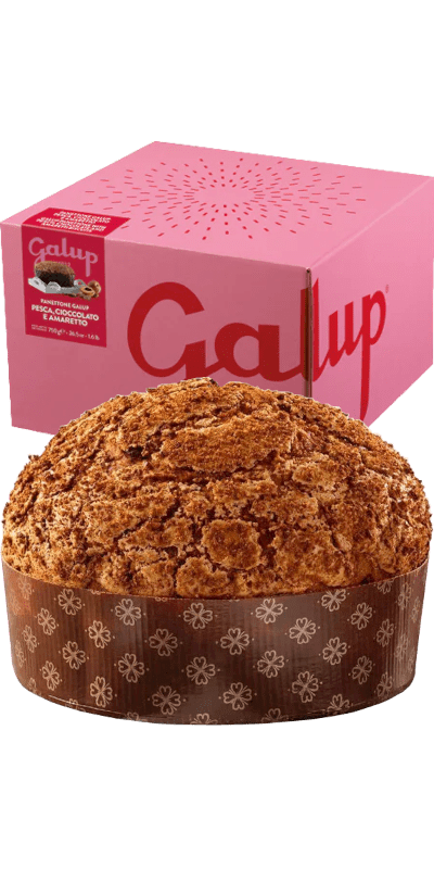Galup Panettone Gran Galup Amaretto, Pesca e Cioccolato 750g