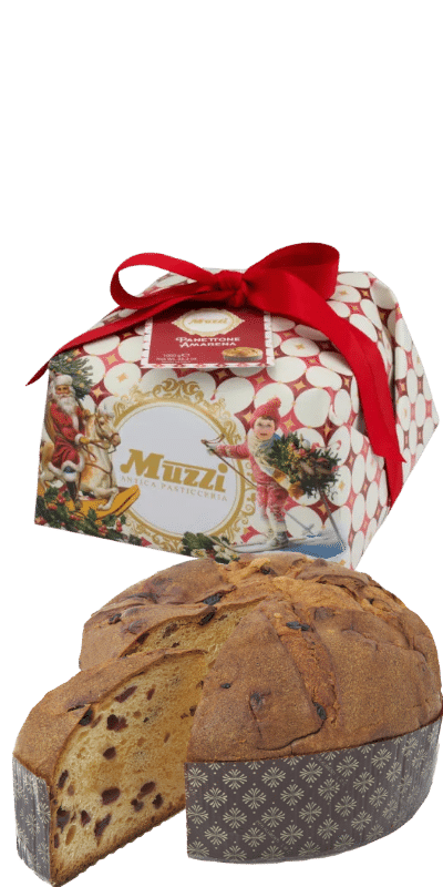 Muzzi Panettone Amarena Merry Christmas 1kg