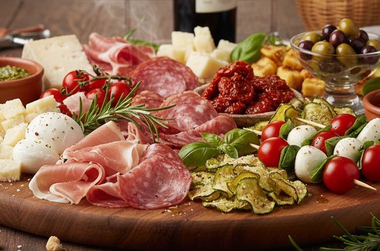 Antipasto della Casa – Ein traditioneller italienischer Vorspeisenteller 10 Antipasto della Casa traditionelle Vorspeise