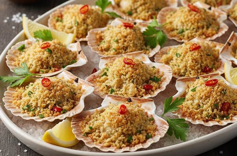 Capesante gratinate – Ein Rezept aus der italienischen Küstenküche 2 Capesante gratinate elegantes Antipastigericht