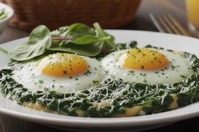 Florentiner Rezept original italienisch – Klassische Küche aus der Toskana 4 Florentiner Rezept original italienisch mit grünem Salat angerichtet