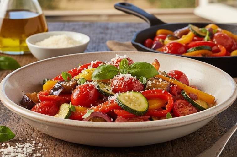 Italienische Gemüsepfanne – Ein mediterranes Geschmackserlebnis 2 Italienische Gemüsepfanne saisonale Zutaten und einfache Zubereitung