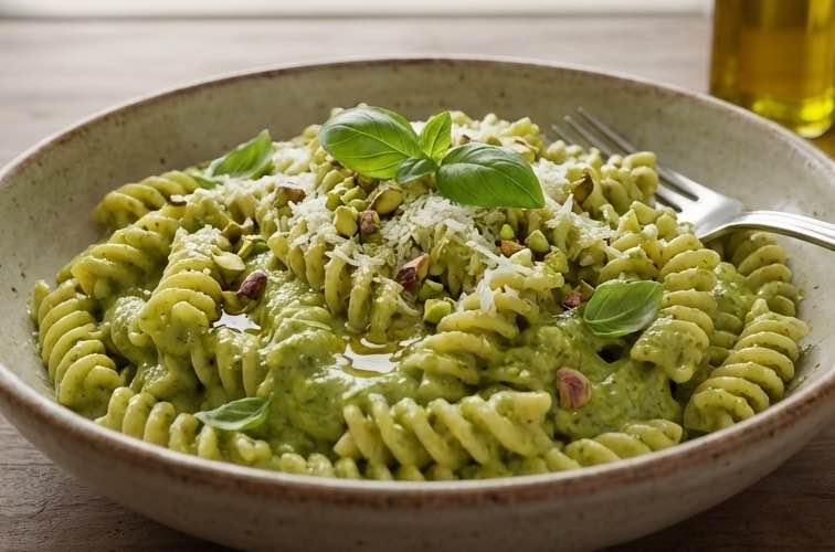 Pasta al Pistacchio – Ein authentisches Rezept aus Sizilien 8 Pasta al Pistacchio Gericht mit nussigem Aroma