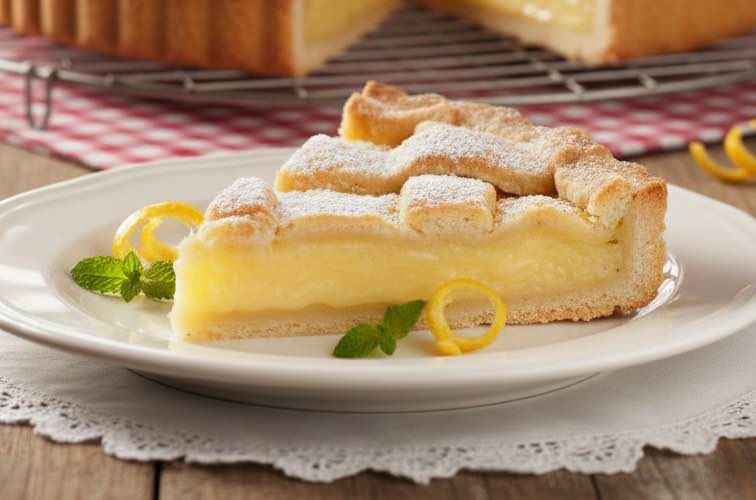 Crostata al Limone – Das authentische italienische Zitronen-Tarte-Rezept 3 Crostata al Limone ein Stück von dem Kuchen