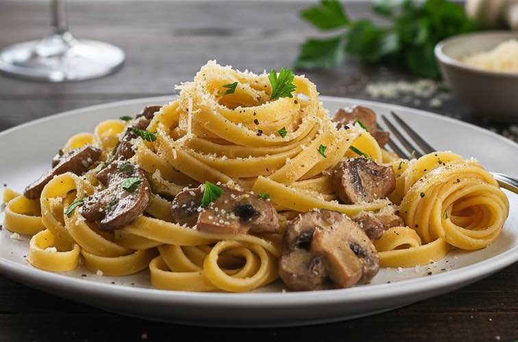 Pasta al Sugo di Funghi – Klassische italienische Pilzsauce für Pasta 2 Pasta al Sugo di Funghi ein Gericht, dass die Vielfalt Italiens zeigt
