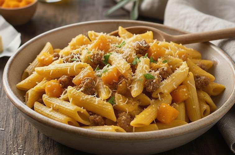 Penne alla Mantovana – Traditionelle Pasta aus Mantua 2 Penne alla Mantovana ein Gericht aus Mantua in der Lombardei