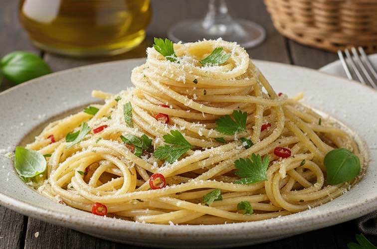 Spaghetti alla Cambiona – Ein authentisches Rezept aus Ligurien 3 Spaghetti alla Cambiona in einer vegetarischen Variante