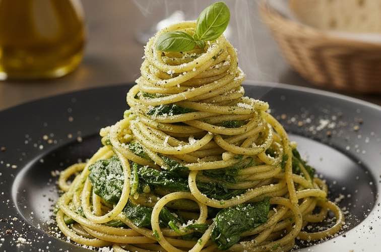 Spaghetti alla Fiorentina – Florentinische Pasta mit Tradition 3 Spaghetti alla Fiorentina besonders angerichtet