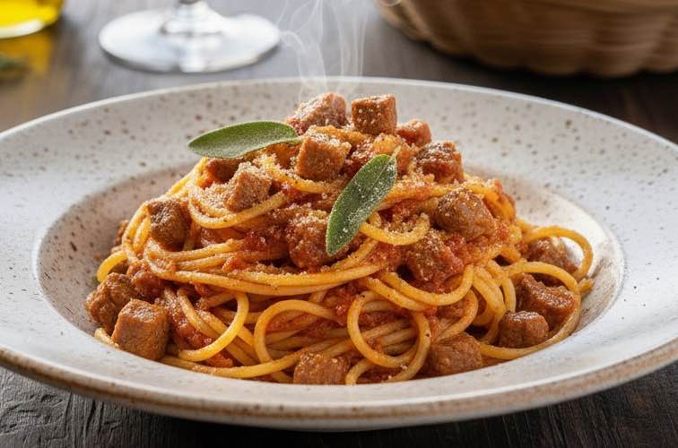 Spaghetti alla Istriana – mediterrane Pasta zwischen Italien und dem Balkan 2 Spaghetti alla Istriana ein Gericht aus der Region Adria