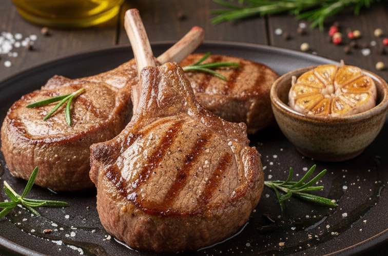 Nodino di Vitello: Zartes Kalbskotelett aus Italien 3 Nodino di Vitello besonders angerichtet