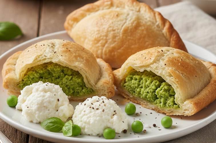 Pastizzi – Das Originalrezept der maltesischen Teigtaschen 3 Pastizzi besonders angerichtet