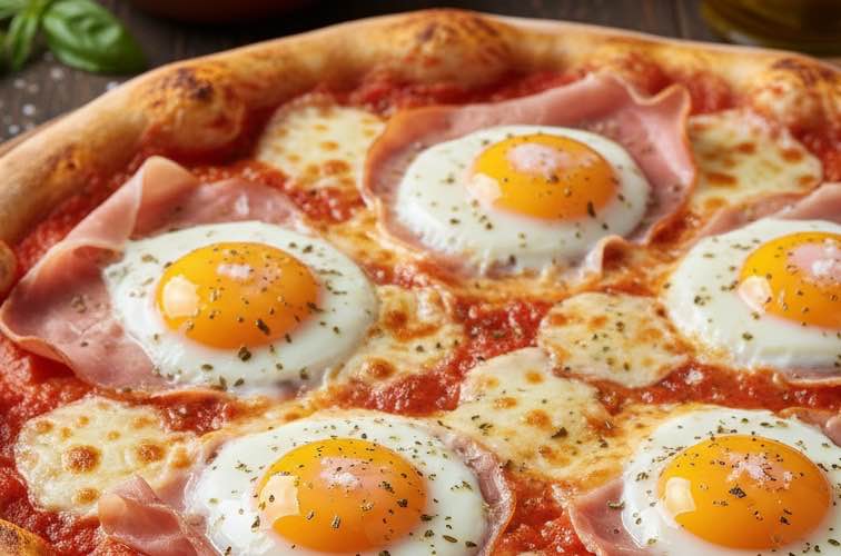 Pizza alla Bismarck – Originalrezept aus Italien 2 Pizza alla Bismarck eine herzhafte Pizza-Variante