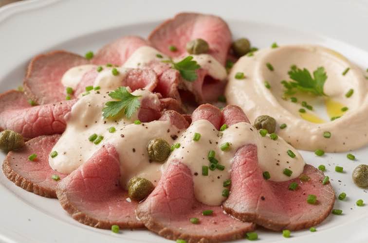 Vitello Salmonato – Das elegante italienische Kalbfleischgericht 3 Vitello Salmonato besonders angerichtet